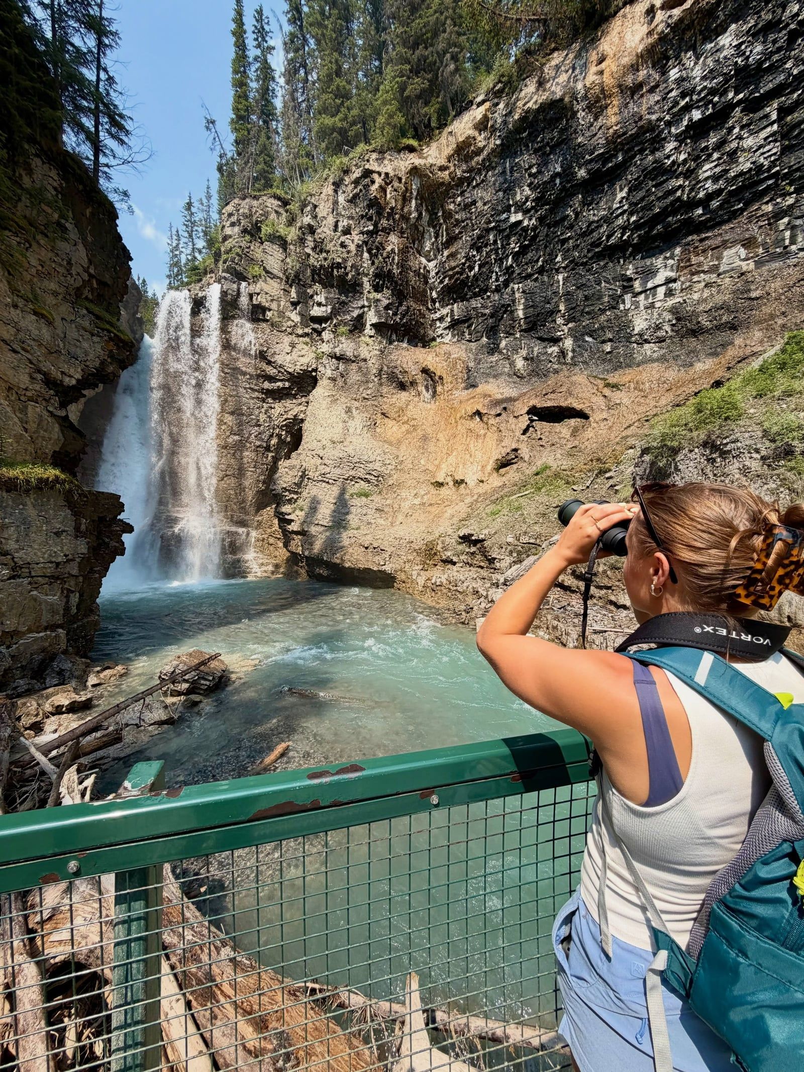 Johnston Canyon tour visitor photo